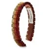 Eugenia Kim Rafaela Ruffled Glitter Velvet Headband -Fashion Jewelry & Accessories 0400017832405 GOLDRUST
