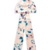 Eugenia Kim Gigi Floral Headscarf -Fashion Jewelry & Accessories 0400017832406 BLUSH