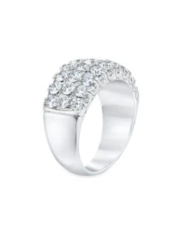 14K White Gold & 2.0 TCW Diamond Ring