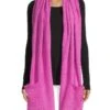 Teddy Wrap Scarf -Fashion Jewelry & Accessories 0400017887712 WILDFUCHSIA
