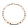 Morrell 18K Rose Gold Graduated Oval-Link Chain Necklace -Fashion Jewelry & Accessories 0400017888394 ROSEGOLD