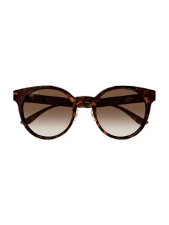 Gucci Minimal 54MM Round Sunglasses