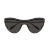 Alexander McQueen 99MM Spike Studs Cat Eye Metal Sunglasses