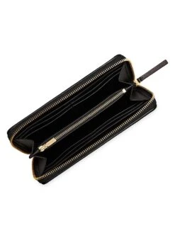 Tory Burch Kira Chevron Quilted Leather Continental Wallet -Fashion Jewelry & Accessories 0400017903628 BLACK A2