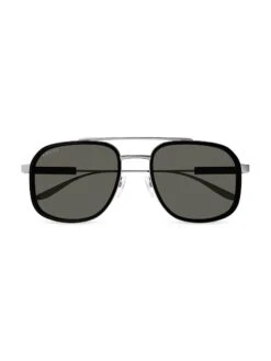 Gucci Back To Web 56MM Navigator Sunglasses