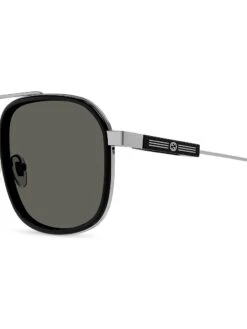 Gucci Back To Web 56MM Navigator Sunglasses -Fashion Jewelry & Accessories 0400017907006 RUTENIUM A2