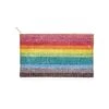 Rainbow Crystal Zip Pouch -Fashion Jewelry & Accessories 0400017955718 CHAMPAGNEMULTI