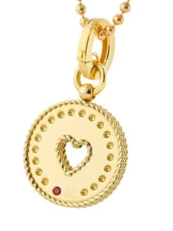 Venetian Princess 18K Yellow Gold & 0.14 TCW Diamond Small Heart Pendant Necklace -Fashion Jewelry & Accessories 0400017967133 GOLD A2