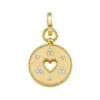 Venetian Princess 18K Yellow Gold & 0.14 TCW Diamond Small Heart Medallion Pendant 1 Venetian Princess 18K Yellow Gold & 0.14 TCW Diamond Small Heart Medallion Pendant -Fashion Jewelry & Accessories 0400017967135 YELLOWGOLD