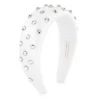 Loeffler Randall Oversized Crystal-Embellished Headband 2 Loeffler Randall Oversized Crystal-Embellished Headband -Fashion Jewelry & Accessories 0400017979369 CREAMCRYSTAL