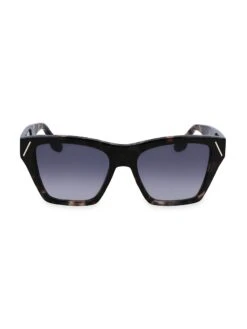 Victoria Beckham Classic V 55MM Rectangular Sunglasses