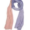 Stripe Ribbed Oversize Scarf 2 Stripe Ribbed Oversize Scarf -Fashion Jewelry & Accessories 0400018040580 SATURDAY