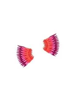 Madeline 14K-Gold-Plated & Mixed-Media Mini Wing Earrings