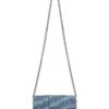 Balenciaga Hourglass Wallet With Chain BB Monogram Denim 2 Balenciaga Hourglass Wallet With Chain BB Monogram Denim -Fashion Jewelry & Accessories 0400018105286 BLUE