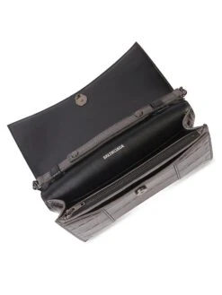 Balenciaga Hourglass Wallet With Chain 12 Balenciaga Hourglass Wallet With Chain -Fashion Jewelry & Accessories 0400018138269 GUNMETAL A4