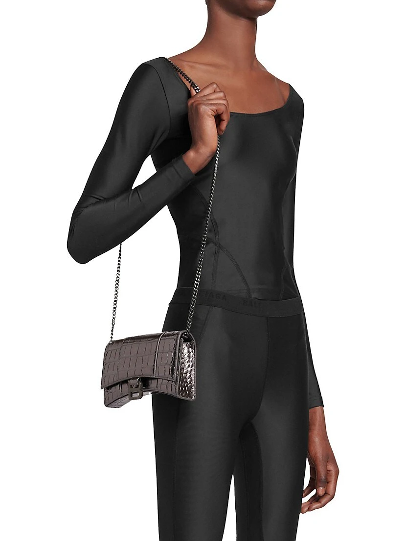 Balenciaga Hourglass Wallet With Chain 8 Balenciaga Hourglass Wallet With Chain - Image 6