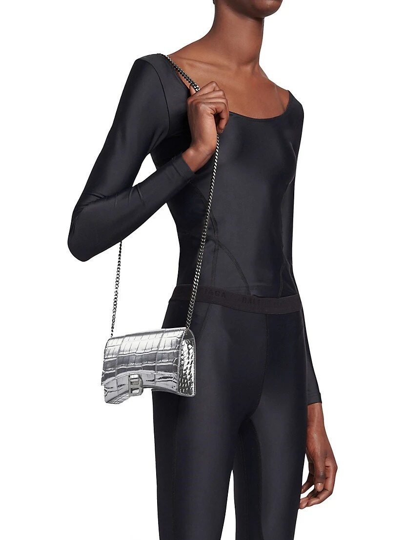 Balenciaga Hourglass Wallet On Chain 7 Balenciaga Hourglass Wallet On Chain - Image 5