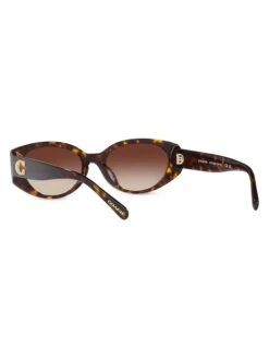 Coach 54MM Oval Sunglasses -Fashion Jewelry & Accessories 0400018167712 DARKTORTOISE A6