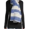 Acne Studios Striped Alpaca-Blend Blanket Scarf -Fashion Jewelry & Accessories 0400018174827
