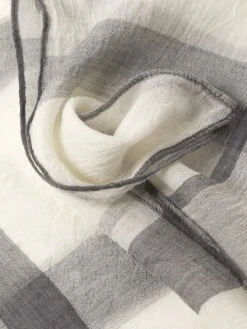 Weekend Max Mara Wally Striped Wool Scarf -Fashion Jewelry & Accessories 0400018183286 BLACK A6