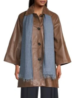 Weekend Max Mara Garbata Fringe-Trim Scarf