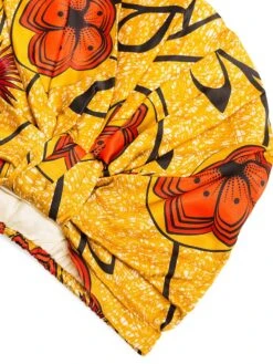Silk Twist Turban -Fashion Jewelry & Accessories 0400018240750 MUSTARDFLORAL A1