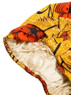 Silk Twist Turban -Fashion Jewelry & Accessories 0400018240750 MUSTARDFLORAL A2