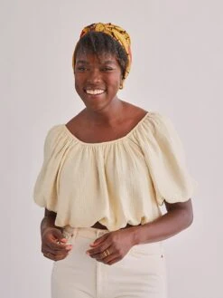 Silk Twist Turban -Fashion Jewelry & Accessories 0400018240750 MUSTARDFLORAL A7