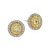 Siena 18K White Gold, Yellow Gold & 0.69 TCW Diamond Dot Earrings 2 Siena 18K White Gold, Yellow Gold & 0.69 TCW Diamond Dot Earrings -Fashion Jewelry & Accessories 0400018241106 WHITE