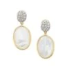 Siviglia 18K Yellow Gold, Mother-Of-Pearl & 0.2 TCW Diamond Drop Earrings -Fashion Jewelry & Accessories 0400018270677 YELLOWGOLD