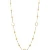 Siviglia 18K Yellow Gold & Mother-Of-Pearl Long Station Necklace -Fashion Jewelry & Accessories 0400018270680 YELLOWGOLD