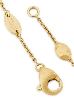 Siviglia 18K Yellow Gold & Mother-Of-Pearl Long Station Necklace -Fashion Jewelry & Accessories 0400018270680 YELLOWGOLD A3