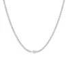 14K White Gold & 5.5 TCW Natural Diamond Tennis Necklace 2 14K White Gold & 5.5 TCW Natural Diamond Tennis Necklace -Fashion Jewelry & Accessories 0400018271858 WHITEGOLD