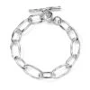 Classico Sterling Silver Oval Link Bracelet 1 Classico Sterling Silver Oval Link Bracelet -Fashion Jewelry & Accessories 0400018367906 SILVER