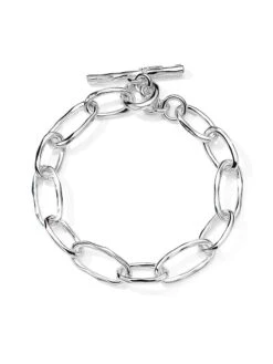 Classico Sterling Silver Oval Link Bracelet