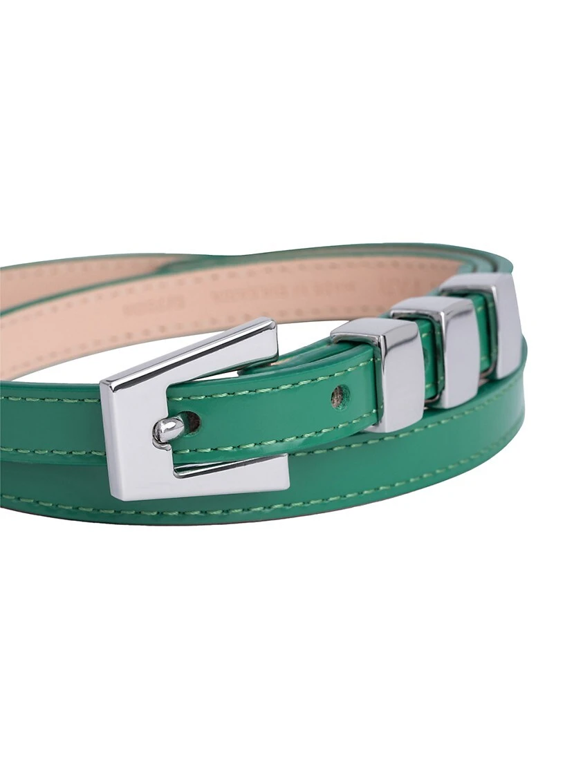 BY FAR Vic Slim Leather Belt 4 BY FAR Vic Slim Leather Belt - Image 2