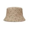 Tory Burch Double T Monogram Short-Brim Bucket Hat -Fashion Jewelry & Accessories 0400018470821 HAZEL