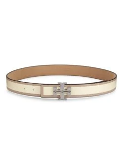 Tory Burch Eleanor Colorblocked Leather Belt