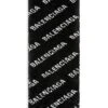 Balenciaga Mini Allover Logo Fake Fur Neck Scarf 1 Balenciaga Mini Allover Logo Fake Fur Neck Scarf -Fashion Jewelry & Accessories 0400018509311 BLACKWHITE