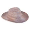 Tie-Dyed Cowboy Flange Panama Hat -Fashion Jewelry & Accessories 0400018533011 PALEPINKTIEDYE