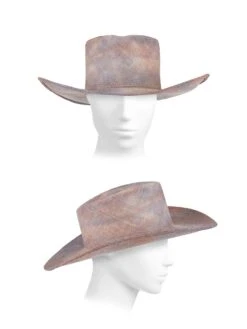 Tie-Dyed Cowboy Flange Panama Hat -Fashion Jewelry & Accessories 0400018533011 PALEPINKTIEDYE A2