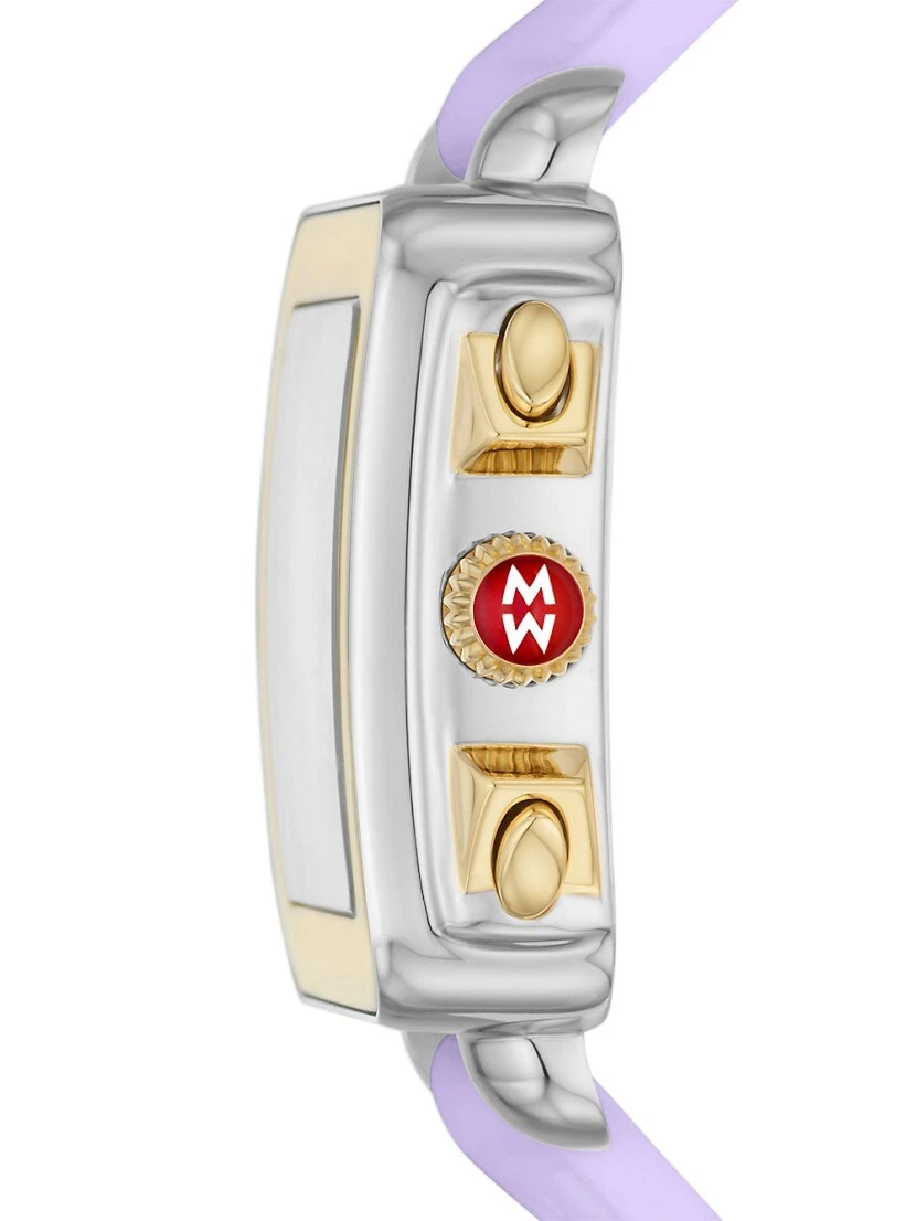 Deco Sport Gold-Tone Silicone Watch 6 Deco Sport Gold-Tone Silicone Watch - Image 4