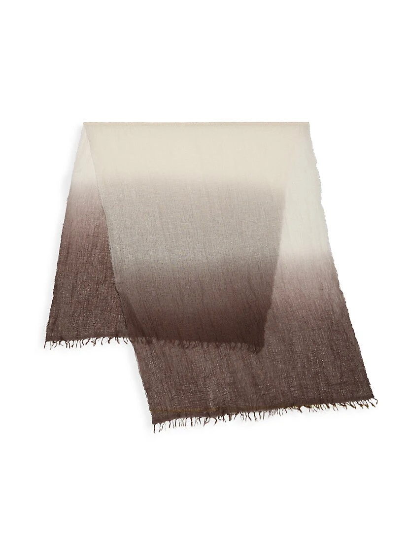EILEEN FISHER Ombré Linen-Cotton Scarf 5 EILEEN FISHER Ombré Linen-Cotton Scarf - Image 3