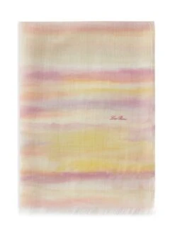 LORO PIANA Summer Sunset Gradient Cashmere Scarf