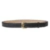 Talia Braided Leather Belt 1 Talia Braided Leather Belt -Fashion Jewelry & Accessories 0400018570725 BLACKGOLD