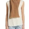 LORO PIANA Fluffy Boucle Blanket Scarf -Fashion Jewelry & Accessories 0400018653126 TOAST