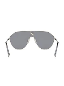 FENDI FF Match 72MM Geometric Sunglasses -Fashion Jewelry & Accessories 0400018670367 GOLD A4