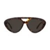 STELLA MCCARTNEY 56MM Beveled Aviator Sunglasses -Fashion Jewelry & Accessories 0400018681176 HAVANA