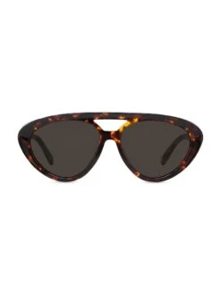 STELLA MCCARTNEY 56MM Beveled Aviator Sunglasses