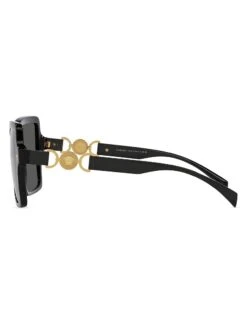 Versace 55MM Oversized Square Sunglasses -Fashion Jewelry & Accessories 0400018725262 BLACK A3